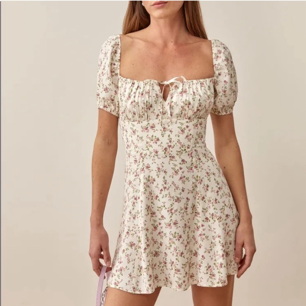 Reformation Corbin Dress Floral Mini Dress Size 0